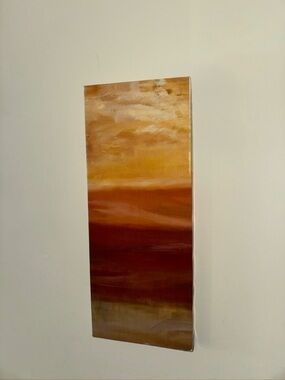 Abstract Sunset Wall Art - Red, Orange, Yellow Tones